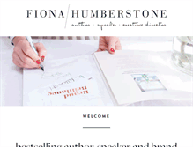 Tablet Screenshot of fionahumberstone.com